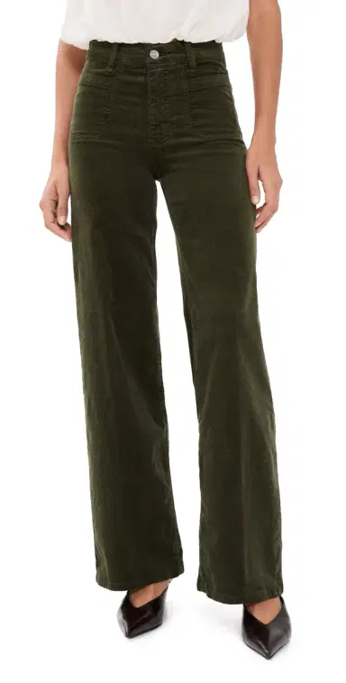 Frame Le Slim Palazzo Modernist Pants Rich Military | Thumbnail 1 Frame Le Slim Palazzo Modernist Pants Rich Military | Thumbnail 1
