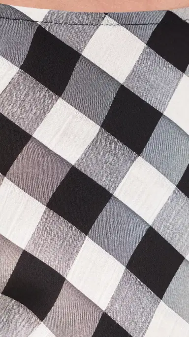 VRG GRL Jean Maxi Dress Black Check | Thumbnail 6