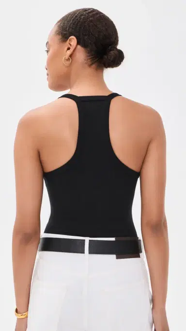 L'AGENCE Wrenna Racerback Thong Bodysuit Black | Thumbnail 3 L'AGENCE Wrenna Racerback Thong Bodysuit Black | Thumbnail 3