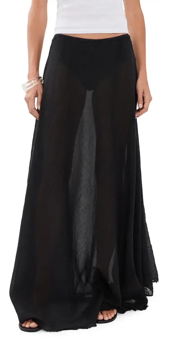 ALL THREE Elysia axi Skirt Black