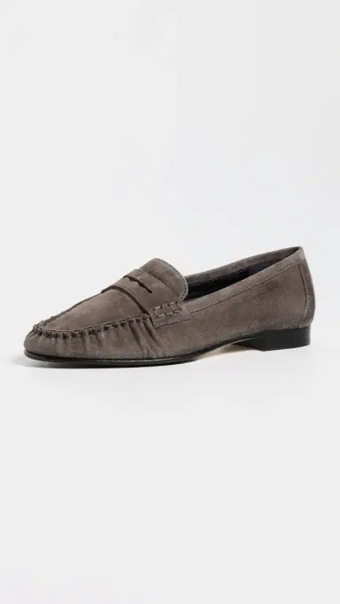 aeyde Aldous Kid Suede Loafers | Thumbnail 2