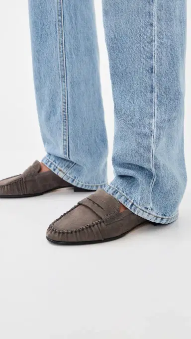 aeyde Aldous Kid Suede Loafers | Thumbnail 3