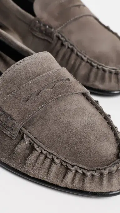 aeyde Aldous Kid Suede Loafers | Thumbnail 6