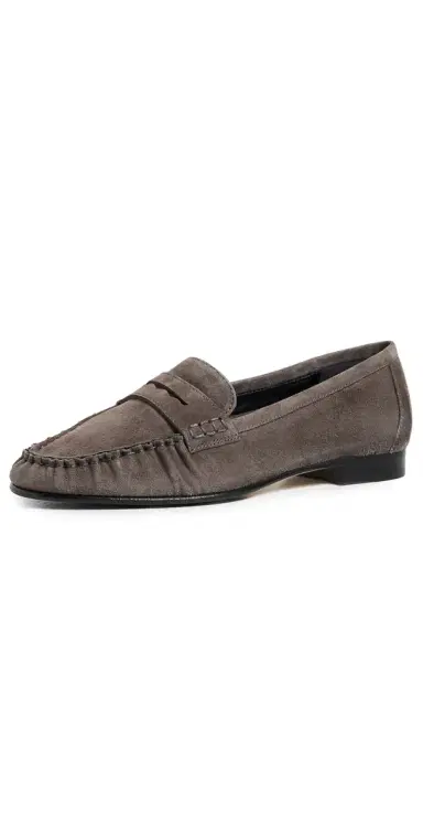 aeyde Aldous Kid Suede Loafers | Thumbnail 1