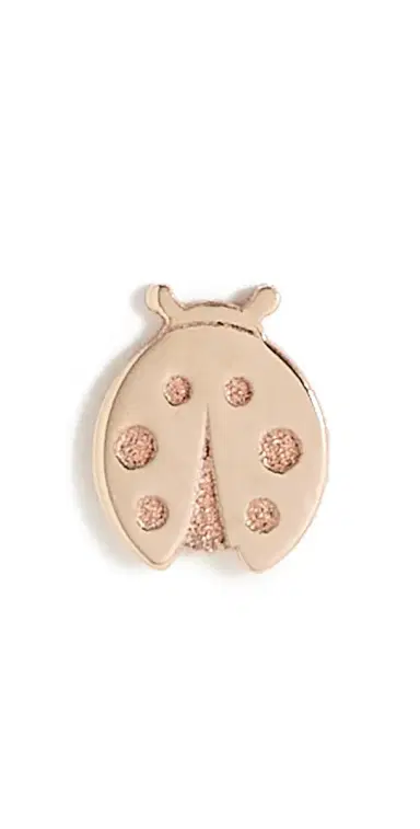 Zoë Chicco 14k Gold Single Itty Bitty Ladybug Stud Earring Yellow Gold One Size | Thumbnail 1