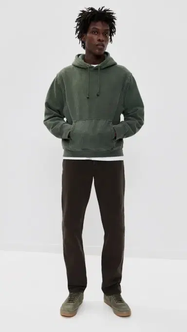 Asher Jaxon Hoodie Military Green L | Thumbnail 5