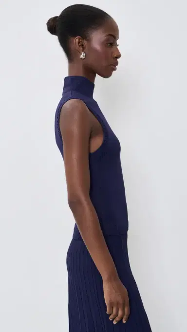 Staud Montclair Top Midnight L | Thumbnail 4