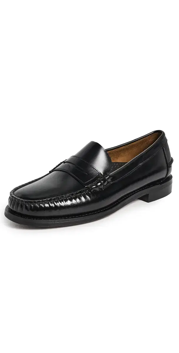 Sebago Classic Dan Leather Loafers Black