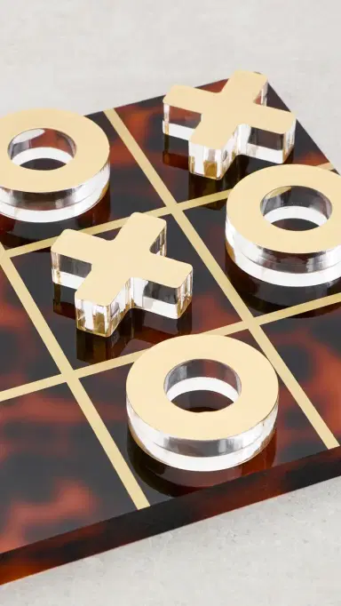 Tizo Design Lucite Tortoise Tic Tac Toe | Thumbnail 3 Tizo Design Lucite Tortoise Tic Tac Toe | Thumbnail 3