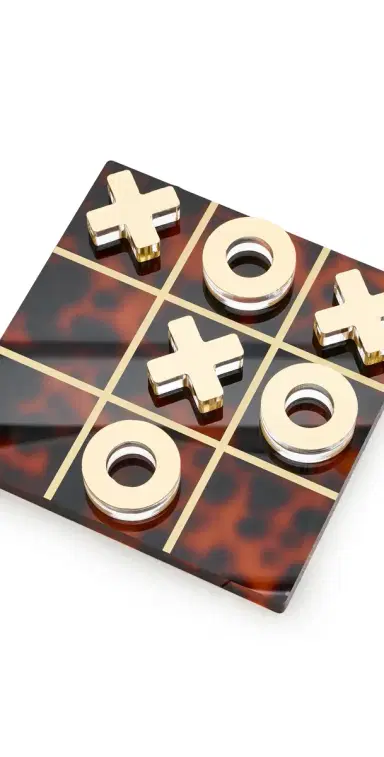 Tizo Design Lucite Tortoise Tic Tac Toe | Thumbnail 1 Tizo Design Lucite Tortoise Tic Tac Toe | Thumbnail 1
