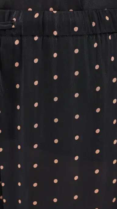 Natalie Martin Collection Jamie Pants Petite Polka Dot Black & Tan | Thumbnail 6 Natalie Martin Collection Jamie Pants Petite Polka Dot Black & Tan | Thumbnail 6