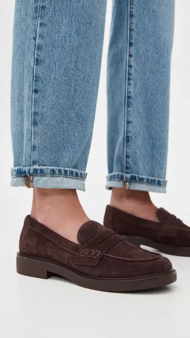 Dolce Vita Tiggy Loafers Mahogany Suede | Thumbnail 3