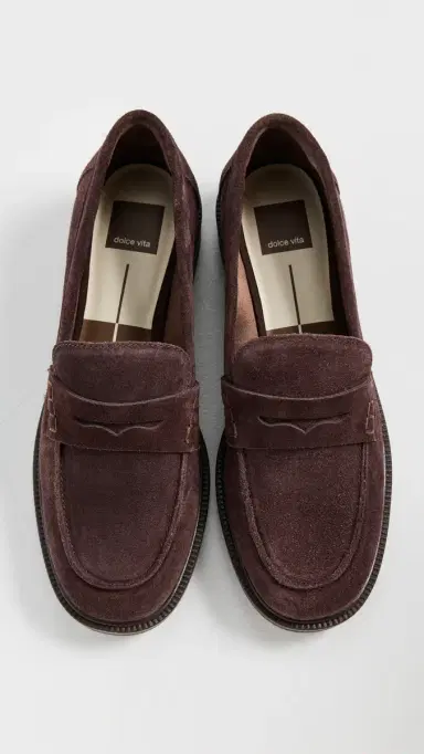 Dolce Vita Tiggy Loafers Mahogany Suede | Thumbnail 5