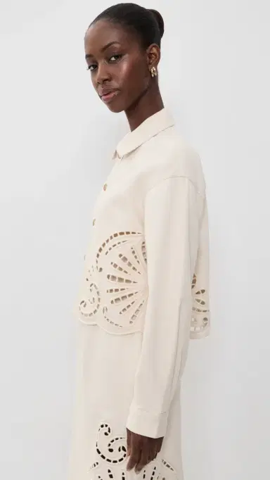 Ulla Johnson The Bobbi Jacket Cowrie | Thumbnail 4