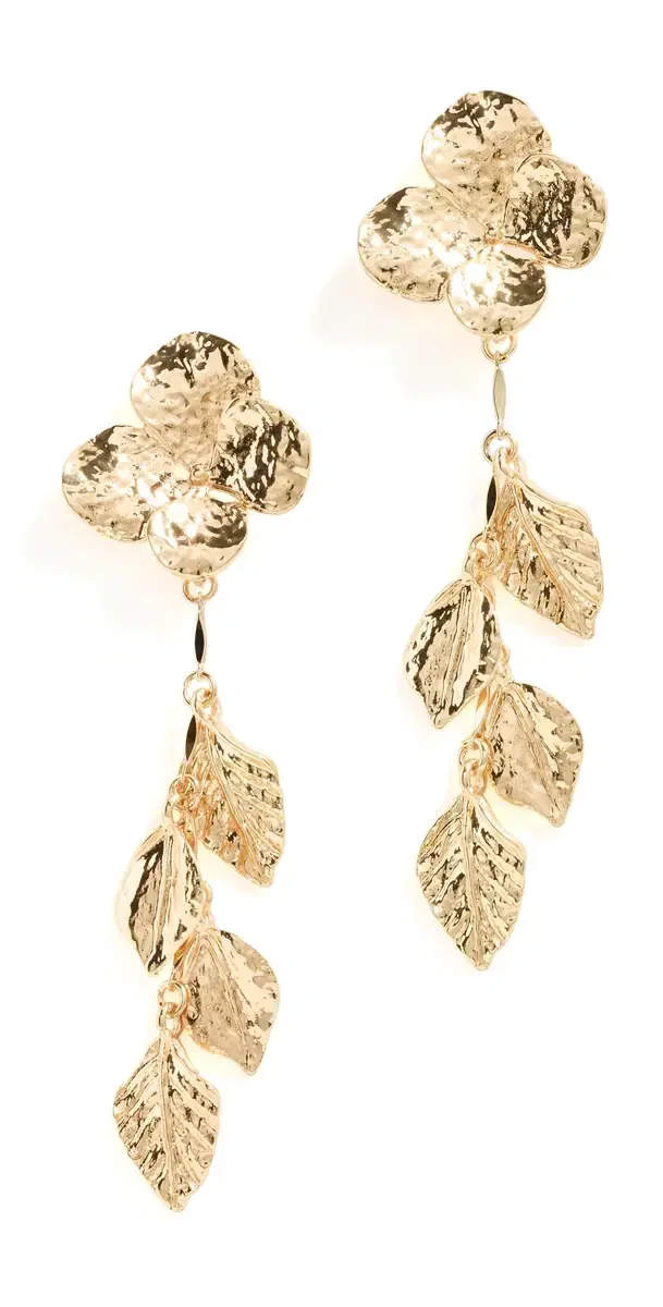 SHASHI Louise Earrings Gold One Size