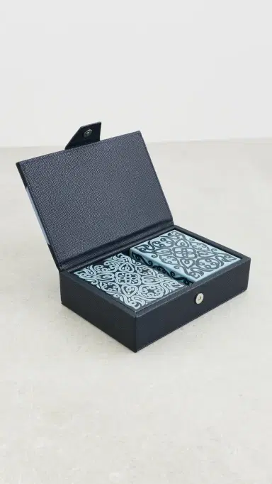 Printworks Reverra Double Playing Cards Blue | Thumbnail 2 Printworks Reverra Double Playing Cards Blue | Thumbnail 2