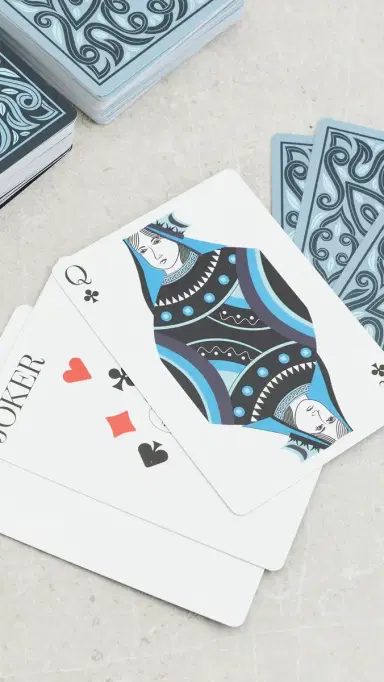 Printworks Reverra Double Playing Cards Blue | Thumbnail 5 Printworks Reverra Double Playing Cards Blue | Thumbnail 5