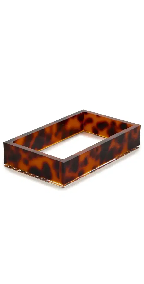 Tizo Design Lucite Tortoise Guest Towel Holder Tortoise One Size