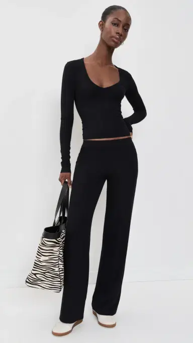 ÉTERNE Easy Lounge Pants Black S | Thumbnail 2