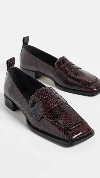 aeyde Blake Snake Print Leather Loafers | Thumbnail 5 aeyde Blake Snake Print Leather Loafers | Thumbnail 5