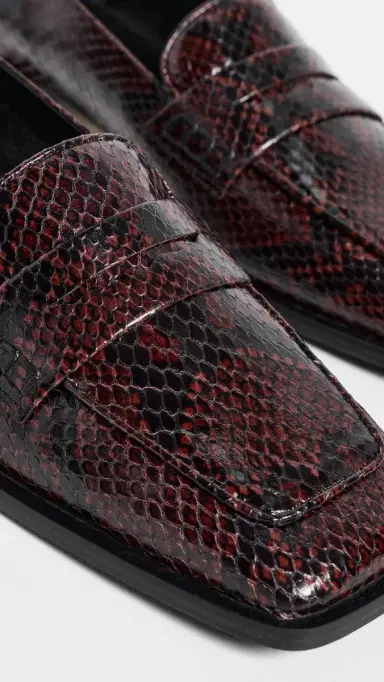aeyde Blake Snake Print Leather Loafers | Thumbnail 6 aeyde Blake Snake Print Leather Loafers | Thumbnail 6
