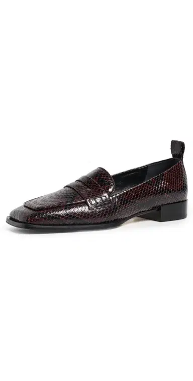 aeyde Blake Snake Print Leather Loafers | Thumbnail 1 aeyde Blake Snake Print Leather Loafers | Thumbnail 1