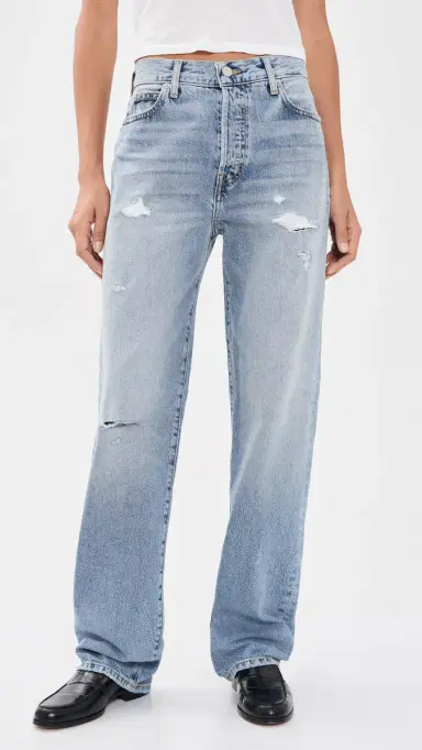 Éterne Saint Boyfriend Jeans Light Indigo | Thumbnail 2