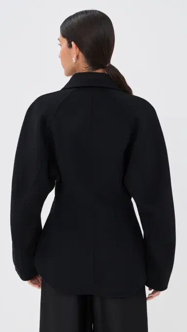RÓHE Sculptural Double-Faced Wool Jacket | Thumbnail 3 RÓHE Sculptural Double-Faced Wool Jacket | Thumbnail 3