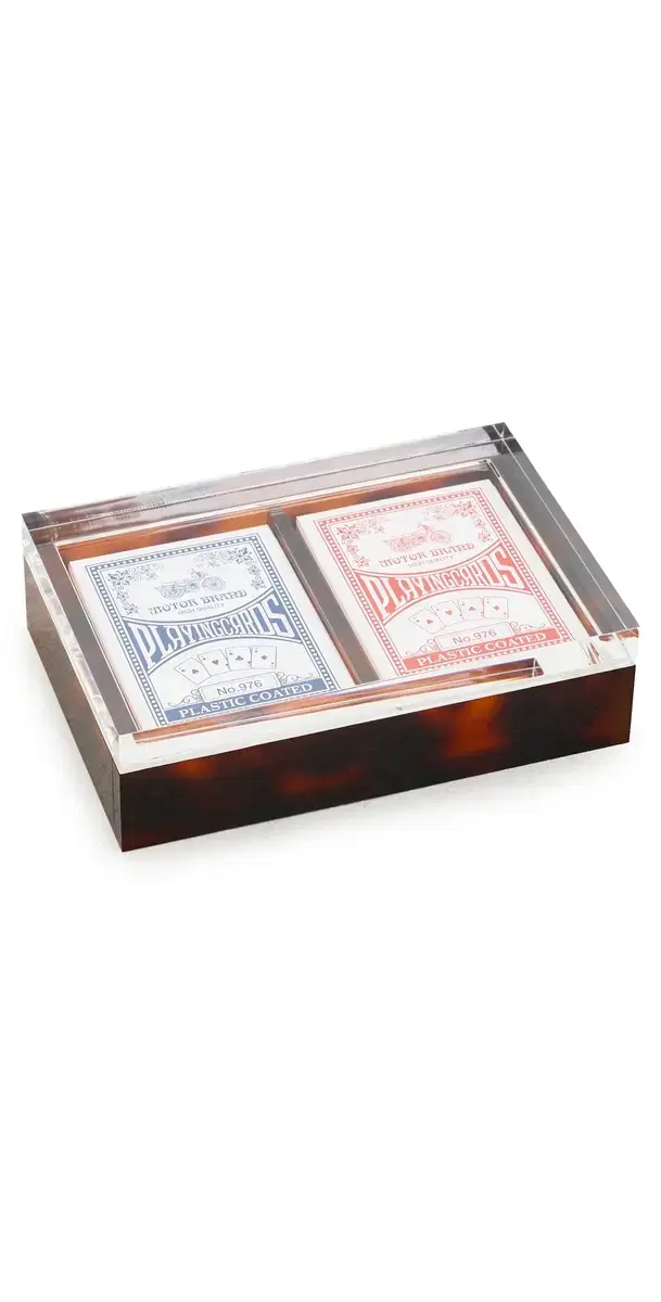 Tizo Design Lucite Tortoise Card Set Tortoise One Size