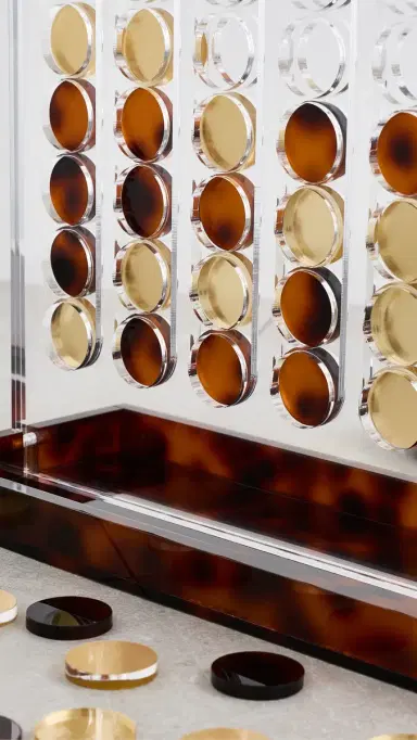 Tizo Design Lucite Tortoise Connect Four Game | Thumbnail 4 Tizo Design Lucite Tortoise Connect Four Game | Thumbnail 4