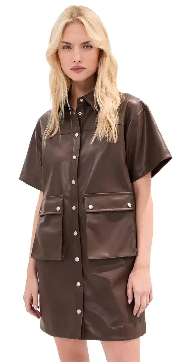 LE BOP ariette Utility Dress Coffee