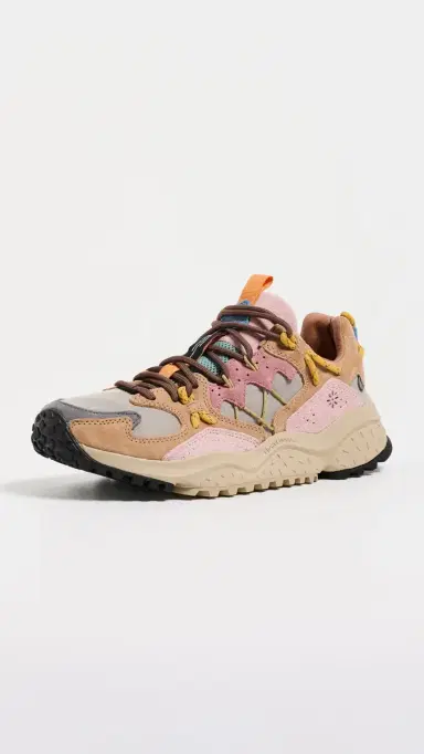 Flower Mountain Yamabushi Sneakers Cognac/Taupe/Pink | Thumbnail 2