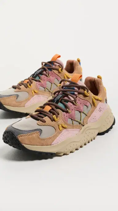 Flower Mountain Yamabushi Sneakers Cognac/Taupe/Pink | Thumbnail 5