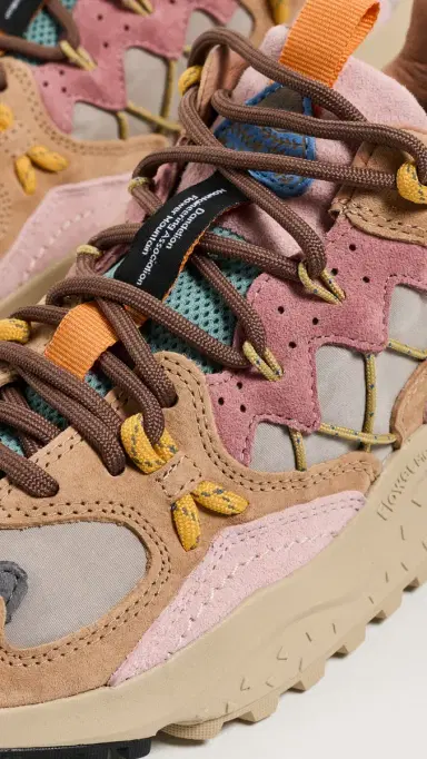 Flower Mountain Yamabushi Sneakers Cognac/Taupe/Pink | Thumbnail 6