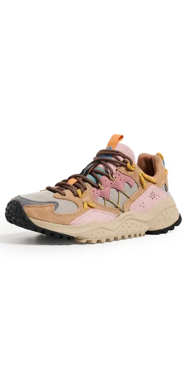 Flower Mountain Yamabushi Sneakers Cognac/Taupe/Pink