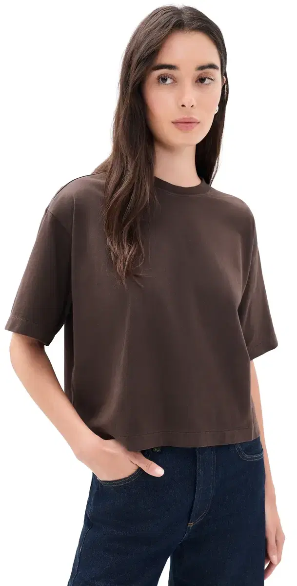 Madewell Boxy Tee Dark Chicory