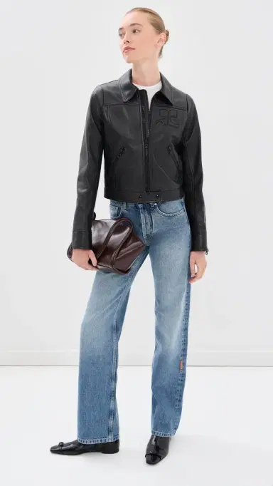 Courrèges Reedition Leather Jacket | Thumbnail 5
