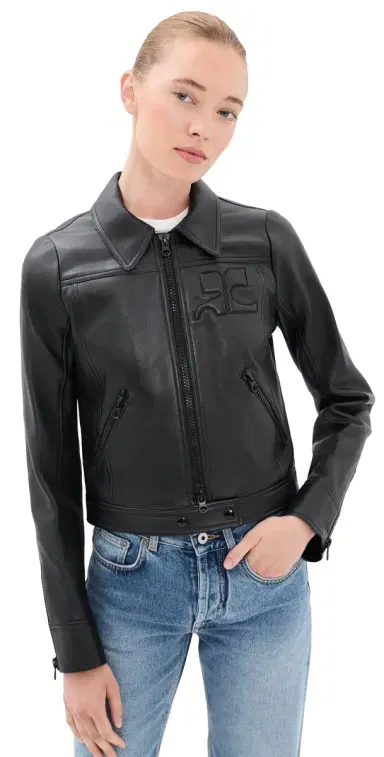 Courrèges Reedition Leather Jacket | Thumbnail 1