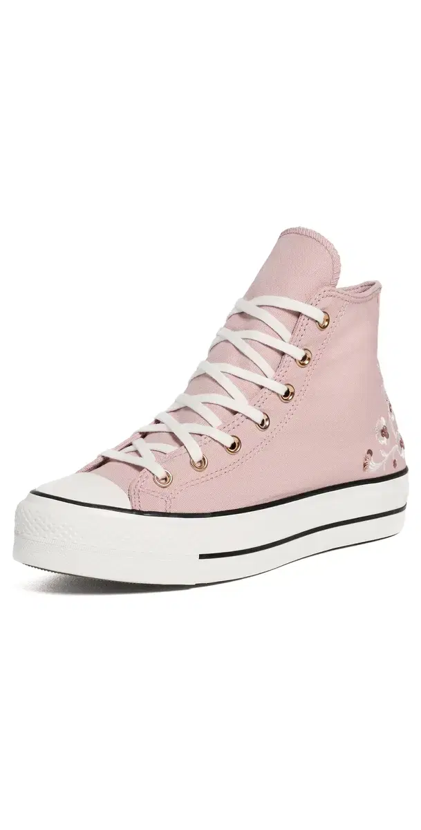 Converse Chuck Taylor All Star Lift Platform Sneakers Petal Pit/Vintage White/Gold