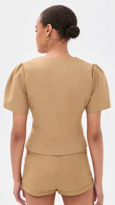 LIONESS Femme Blouse Camel M | Thumbnail 3