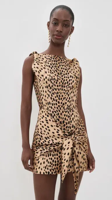 Cult Gaia Isma Dress Cheetah | Thumbnail 2 Cult Gaia Isma Dress Cheetah | Thumbnail 2