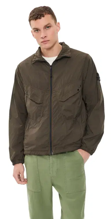 Stone Island Ultralight Stand Collar Jacket Coal Grey | Thumbnail 1 Stone Island Ultralight Stand Collar Jacket Coal Grey | Thumbnail 1