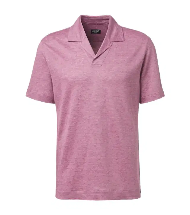 Zegna Linen polo shirt