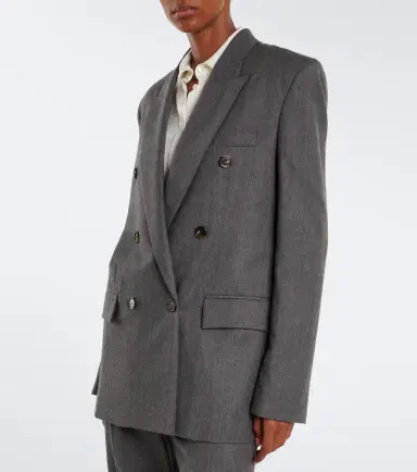 Stella McCartney Double-breasted wool blazer | Thumbnail 2