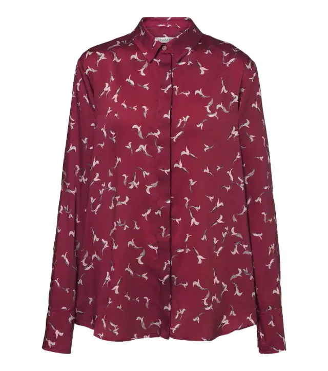 Altuzarra Chika printed satin shirt
