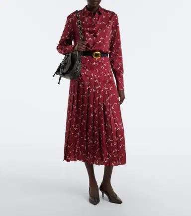 Altuzarra Monti printed pleated midi skirt | Thumbnail 3 Altuzarra Monti printed pleated midi skirt | Thumbnail 3
