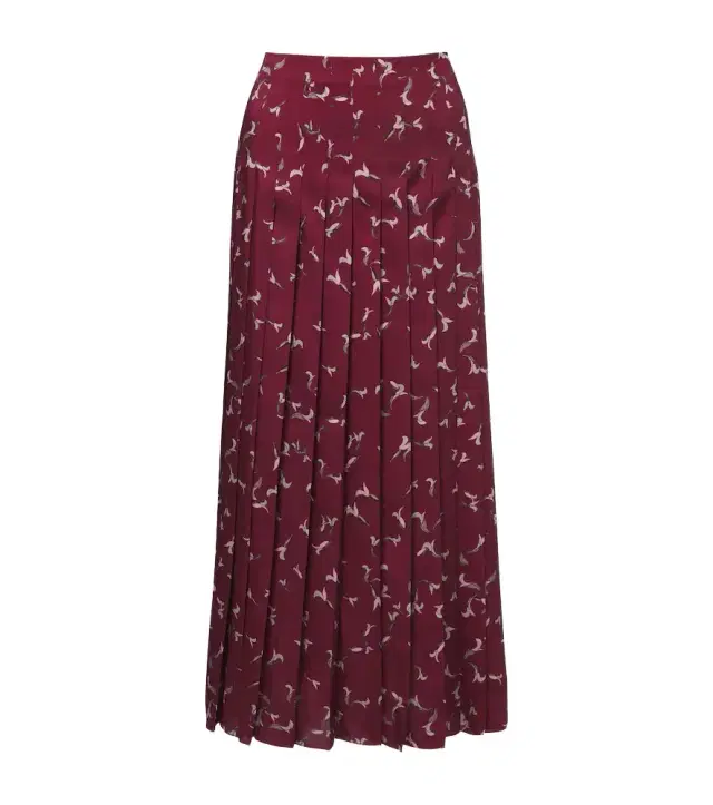 Altuzarra Monti printed pleated midi skirt