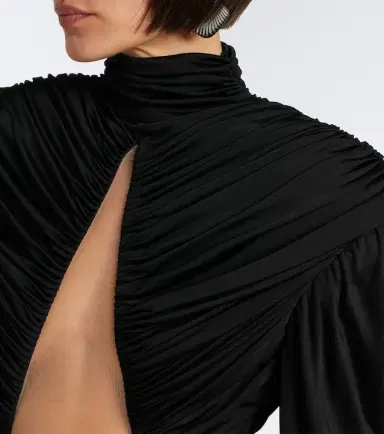 David Koma Cutout ruched jersey gown | Thumbnail 5 David Koma Cutout ruched jersey gown | Thumbnail 5