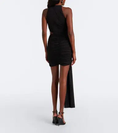 David Koma Cutout draped minidress | Thumbnail 2 David Koma Cutout draped minidress | Thumbnail 2