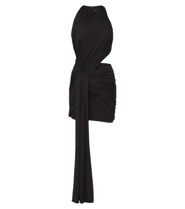 David Koma Cutout draped minidress